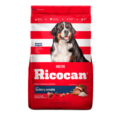 Ricocan Cordero y cereales Razas pequeñas Adulto 15kg